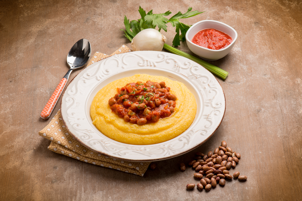 Polenta con Fagioli Borlotti