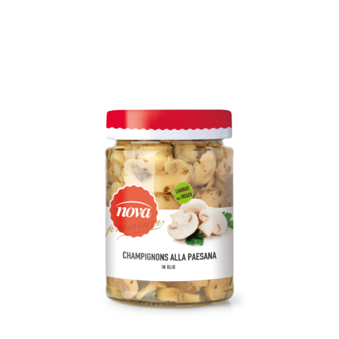 Champignon mushrooms in Oil (Alla Paesana) - Champignons