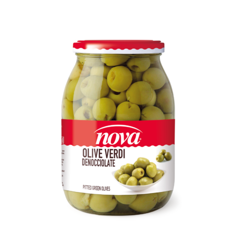 Pitted Green Olives - Olives