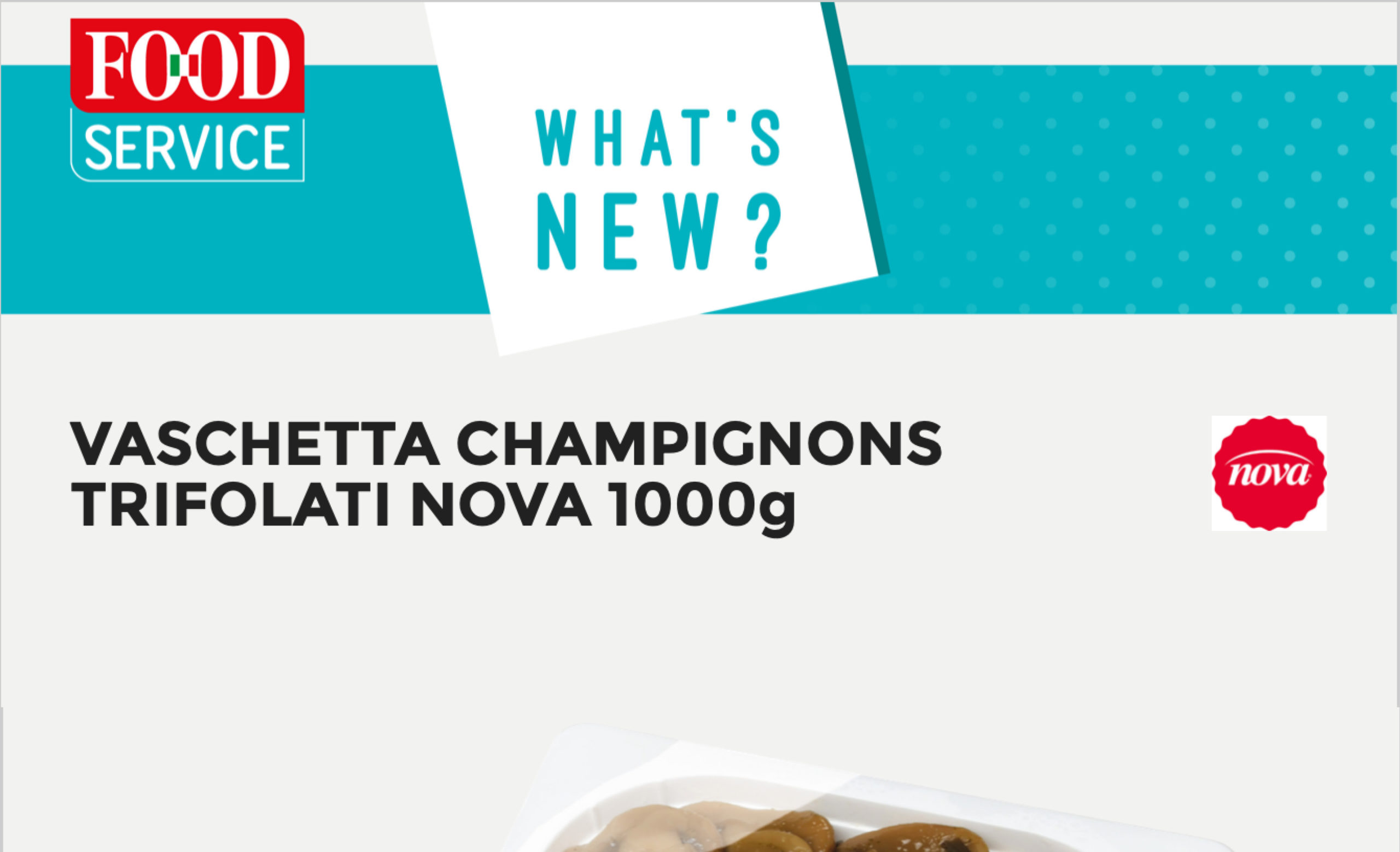 What's new? Nova per FOOD SERVICE